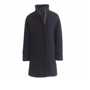 J Crew Wool Stadium Cloth Cocoon Coat